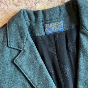Vintage Blue-Green Pendleton Woolens Blazer